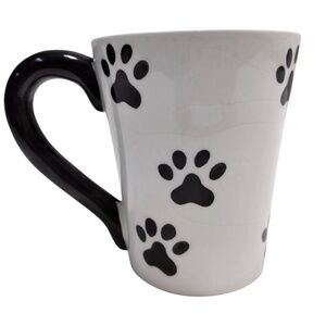 World Market Paw Print with Dog Inside Coffee Mug